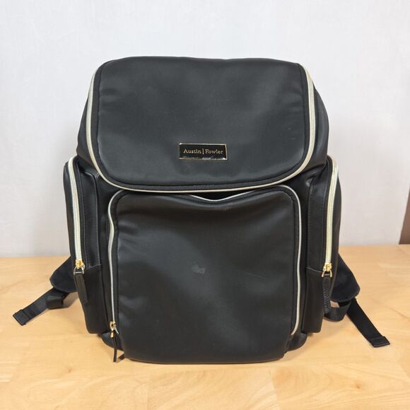 Austin Fowler Francesca Everyday Backpack FLAWED Gym Travel Bag Black - Picture 1 of 15